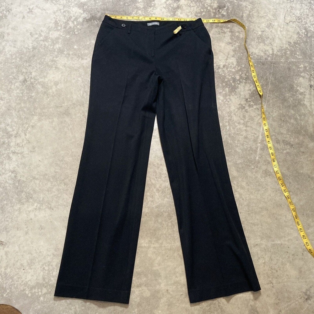 Atelier Pant Black Sz 12 Academia Wide Leg High Waist Trouser Business Work